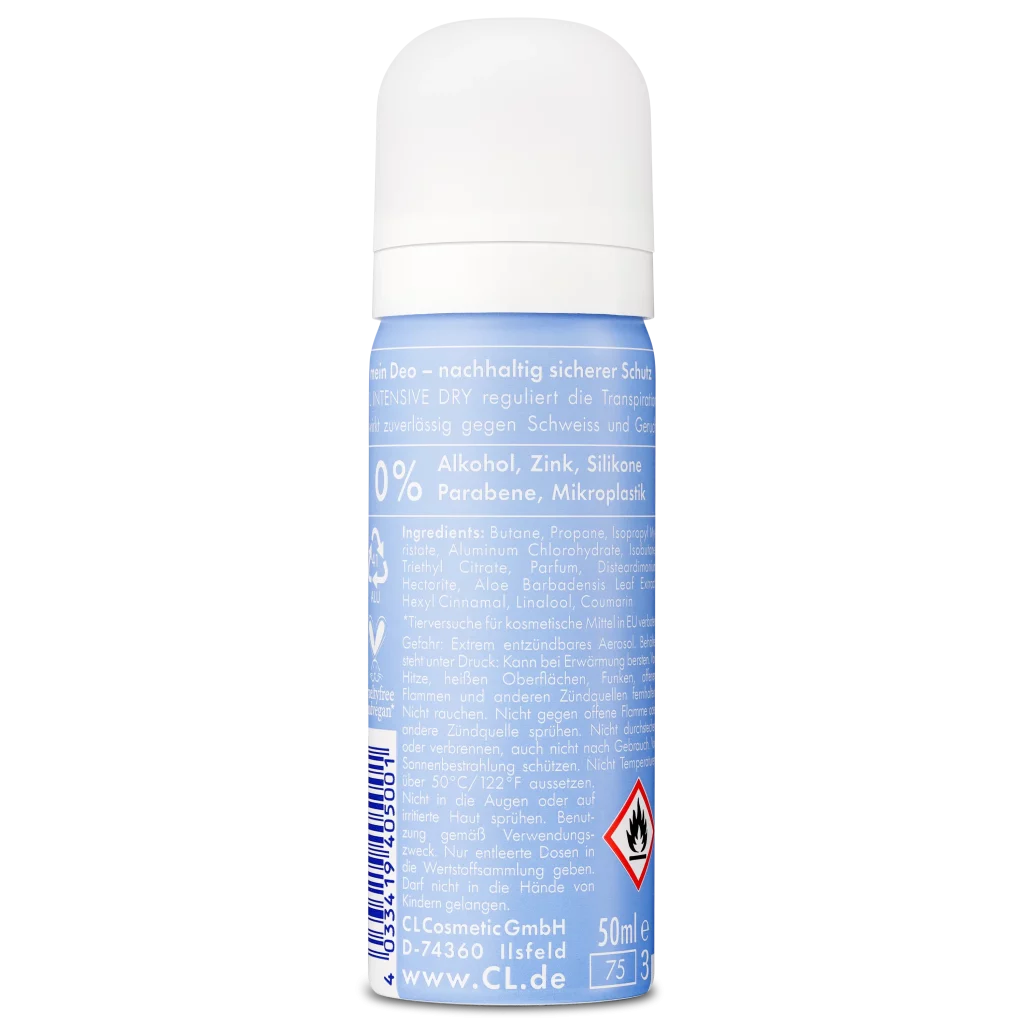 INTENSIVE DRY Aerosol Spray 50ml Back